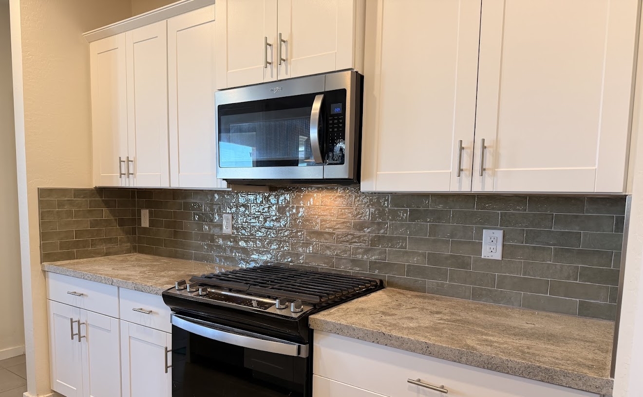 Backsplash tile installed by Sons Marble and Tile, shown as an example from our work archive, not a verified record of a specific project or city